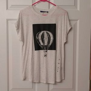 B&W hot air balloon top